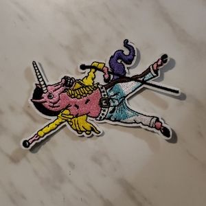 Singing Unicorn Iron-On Patch